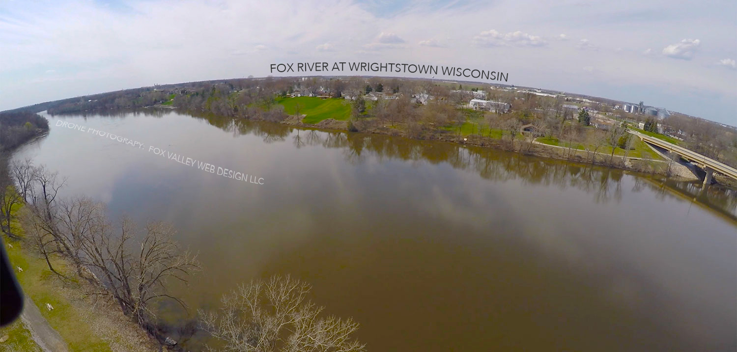Fox River at Wrightstown Wisconsin