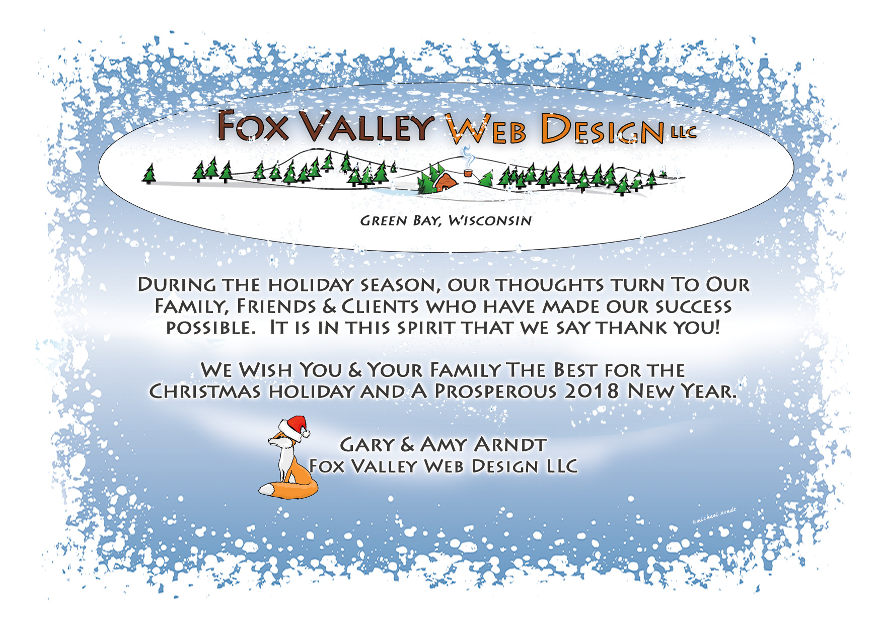 Fox Valley Web Design,Wisconsin website designers,graphic designer,happy holidays,happy new year,fvwd