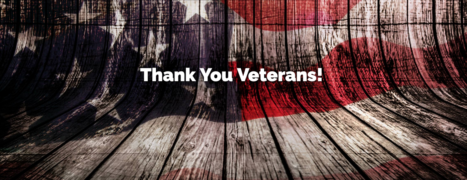 Thank you American Veterans for the freedoms we enjoy in America!