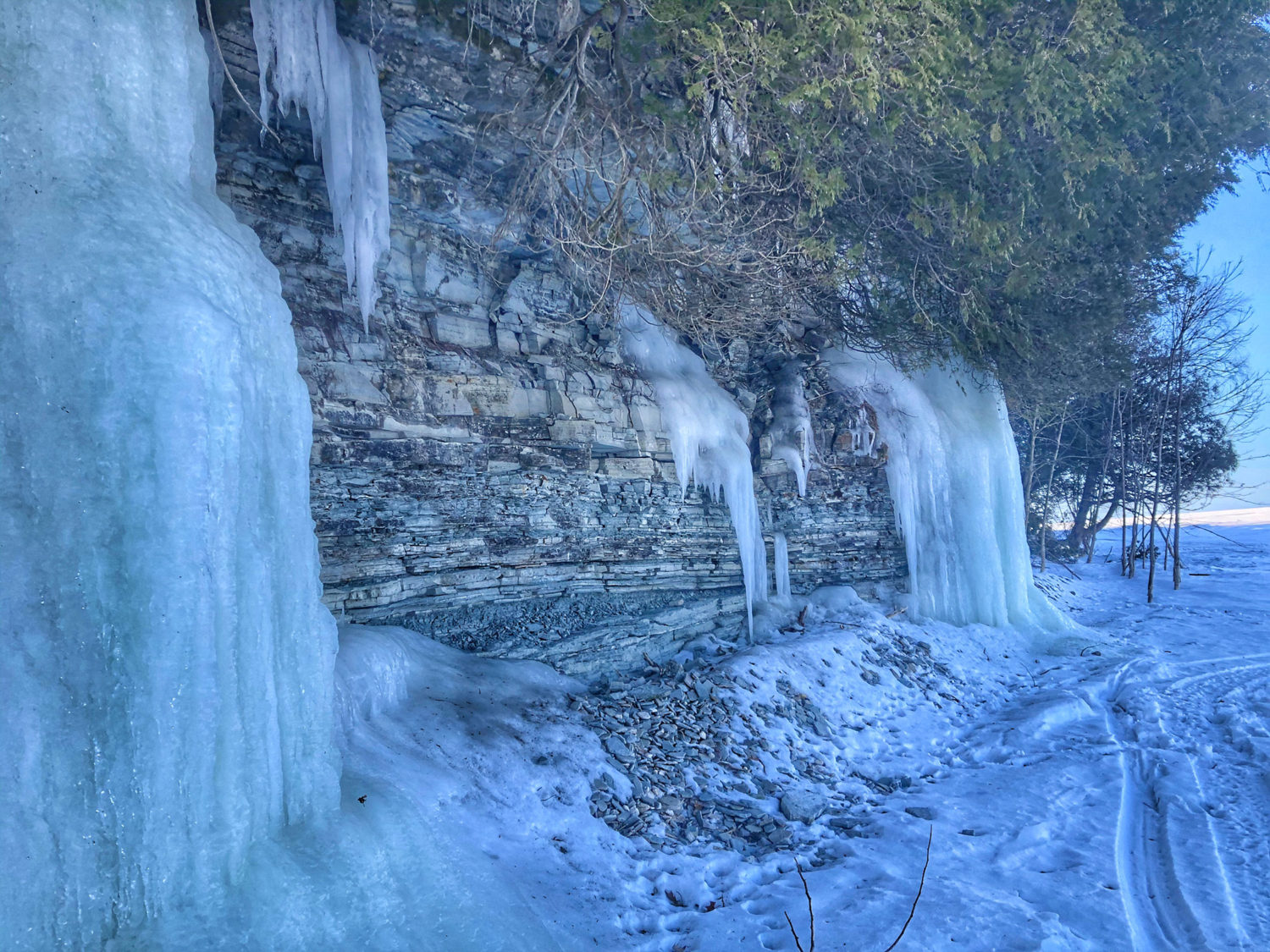 Frozen Waterfalls ~ Green Bay